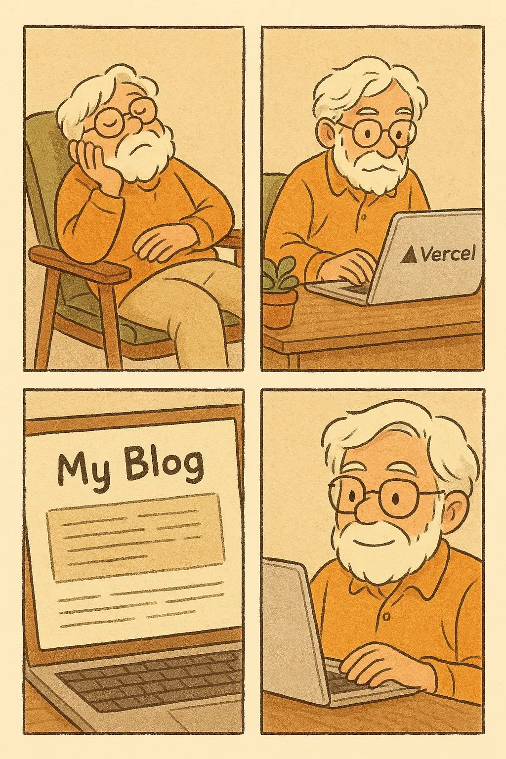 從不斷拖延到快速行動：我用Vercel快速建立部落格的實際經驗與心得